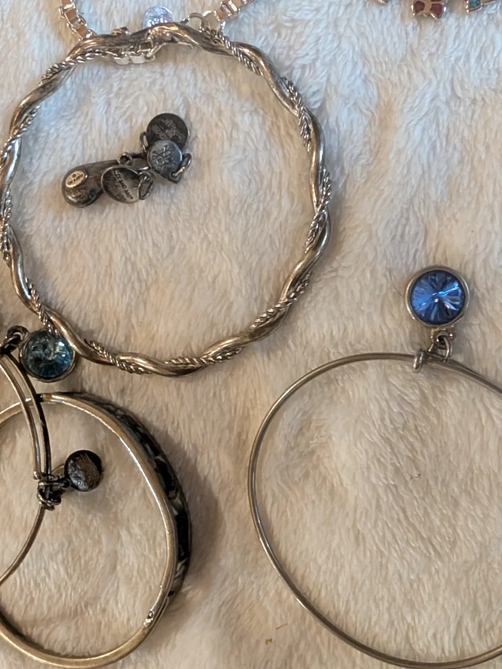 Vintage Costume Jewelry. Ring, Earrings, Necklaces, And Bracelets.